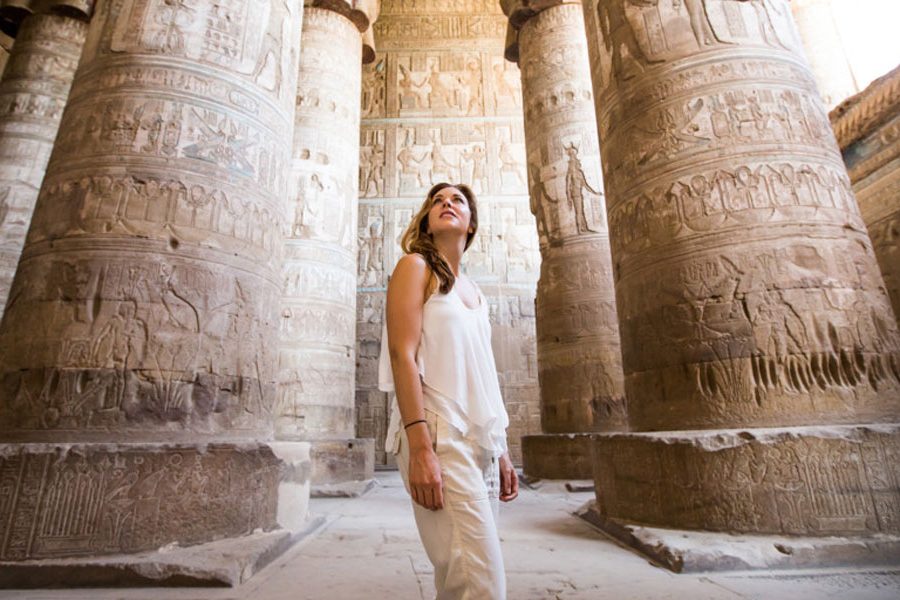 Luxor letecky z Káhiry Údolí králů